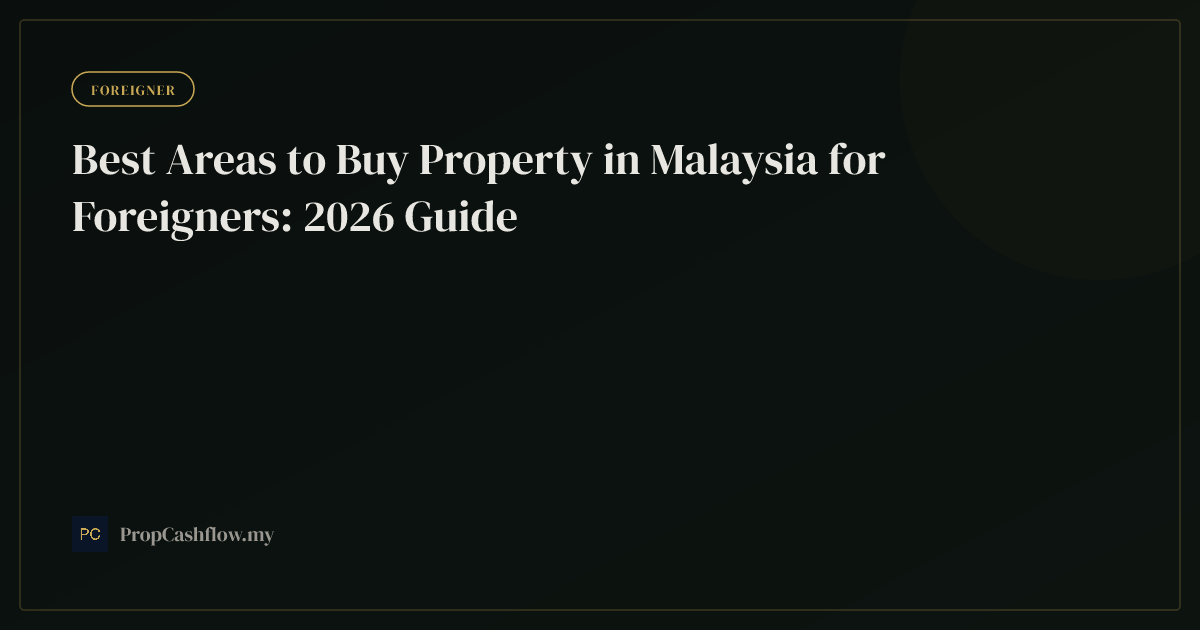 Best Areas to Buy Property in Malaysia for Foreigners: 2026 Guide