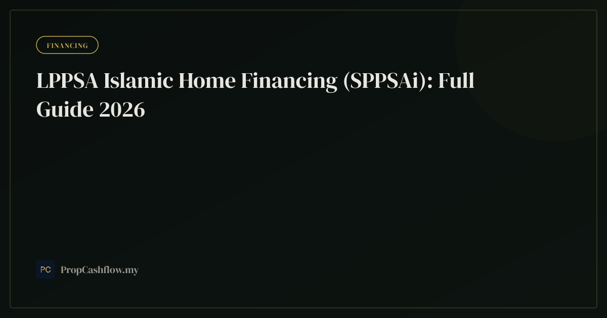 LPPSA Islamic Home Financing (SPPSAi): Full Guide 2026
