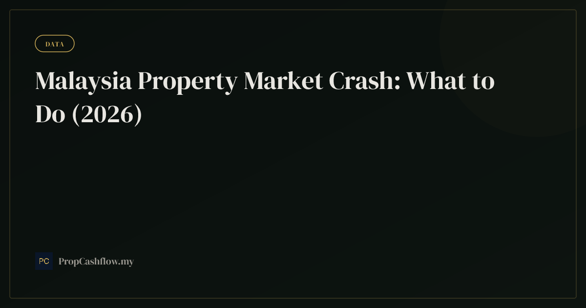Malaysia Property Market Crash: What to Do (2026)