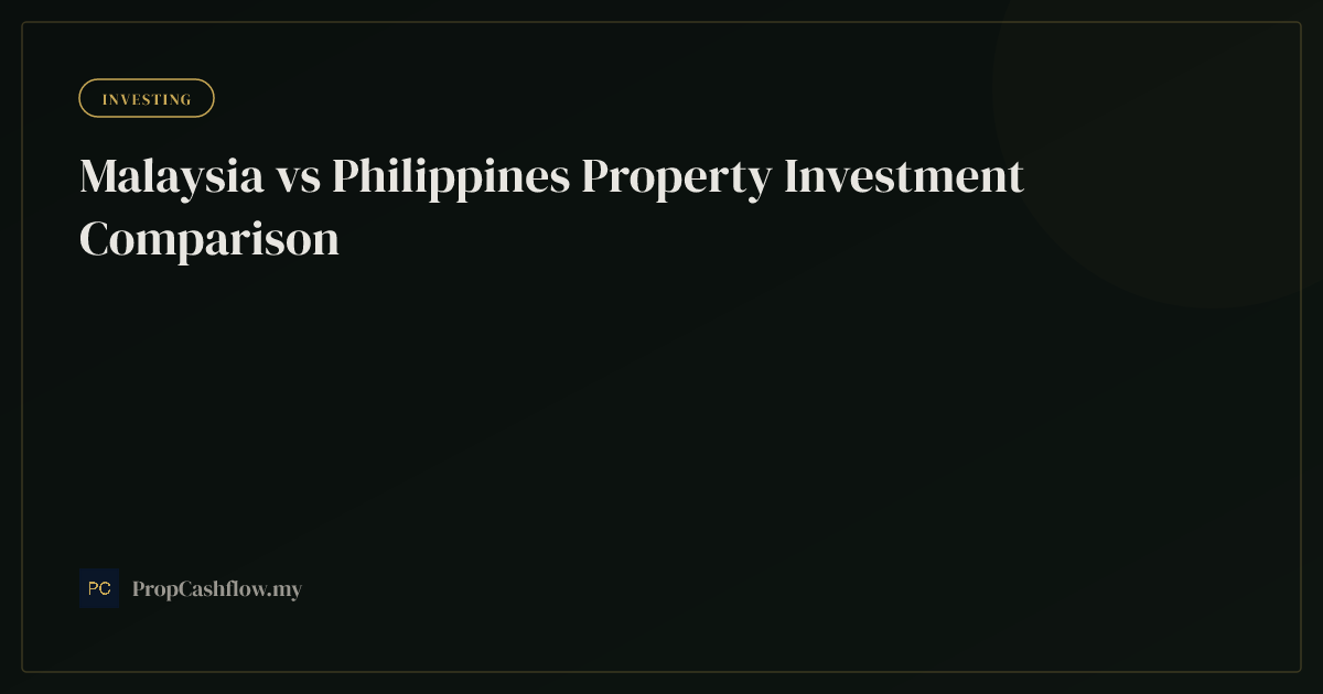 Malaysia vs Philippines Property Investment Comparison