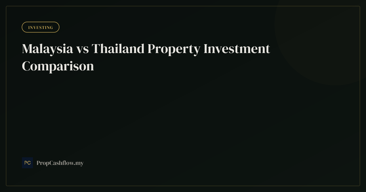 Malaysia vs Thailand Property Investment Comparison