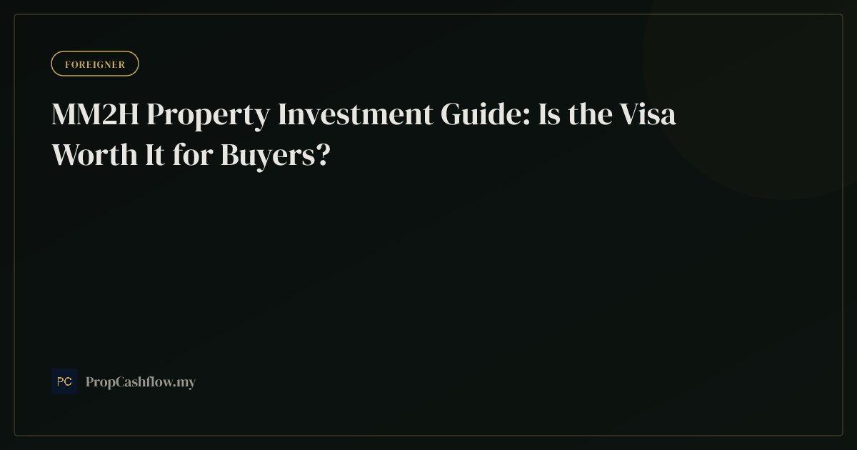 MM2H Property Investment Guide: Is the Visa Worth It for Buyers?